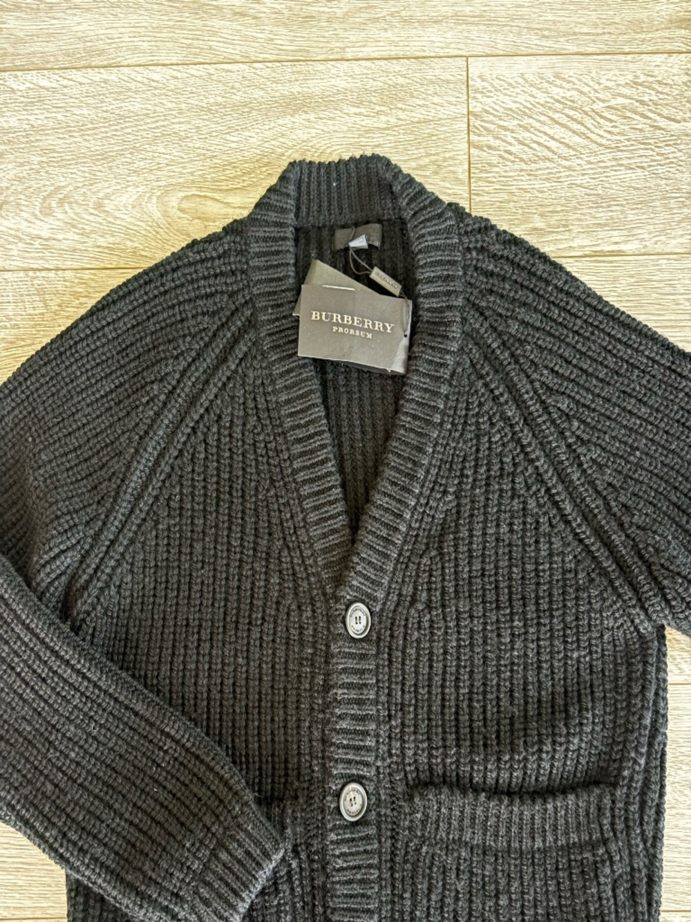BURBERRY PRORSUM black cardigan